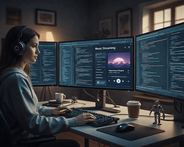 Music streaming app development for audio and entertainment products