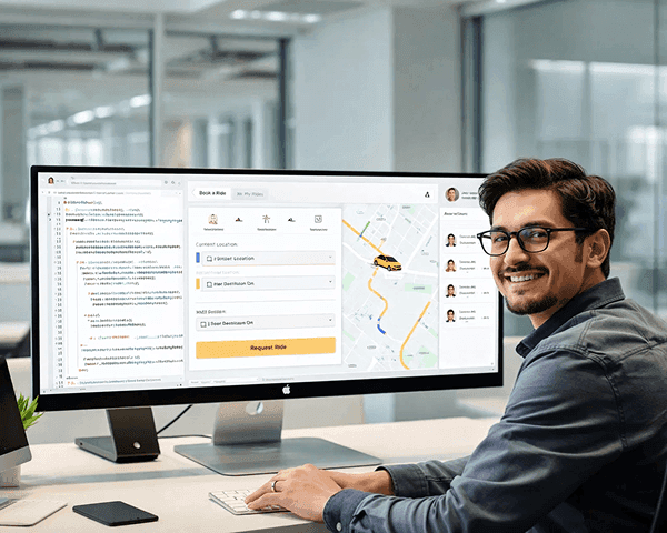 Taxi booking app development company for rider, driver, and dispatch platforms