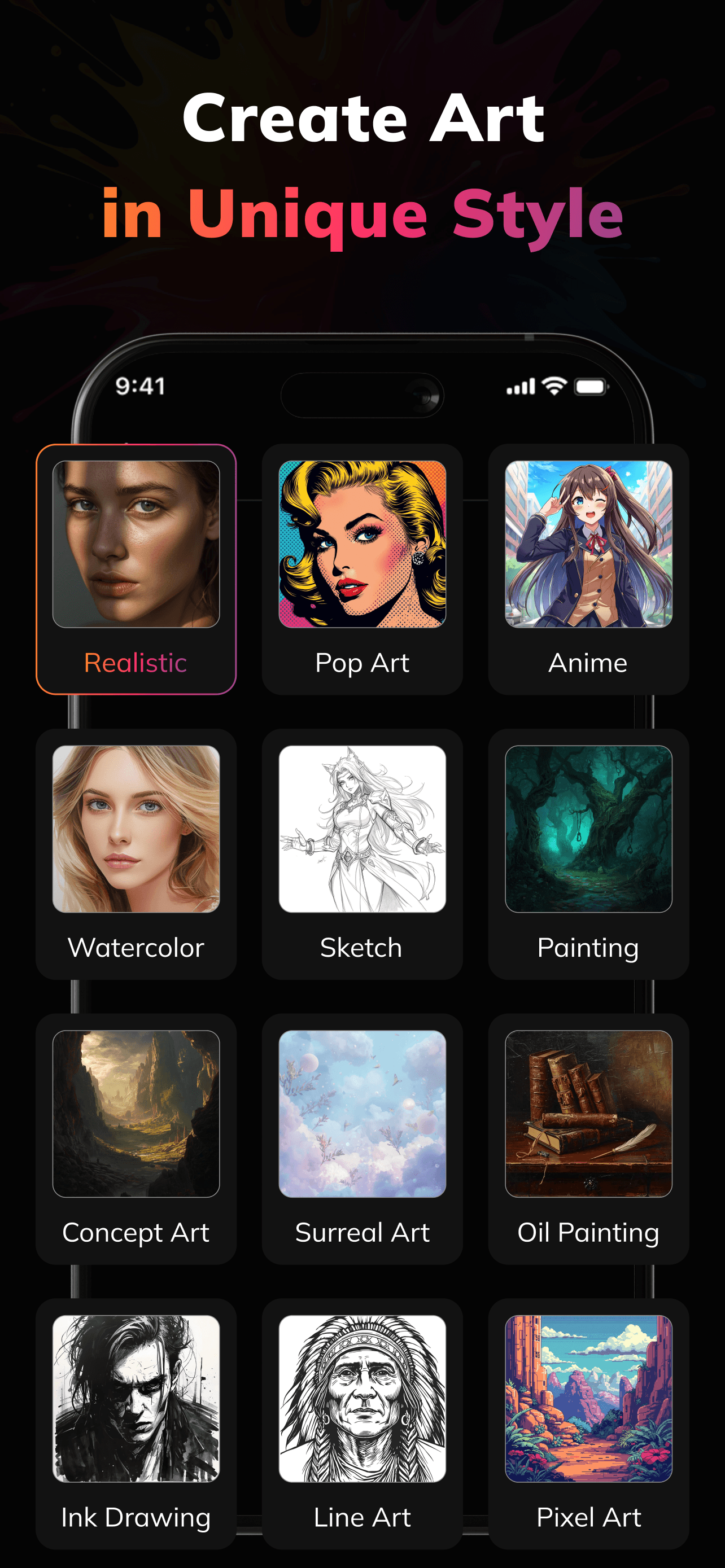 Discover ArtGlow AI platform for professional and personalized art creation