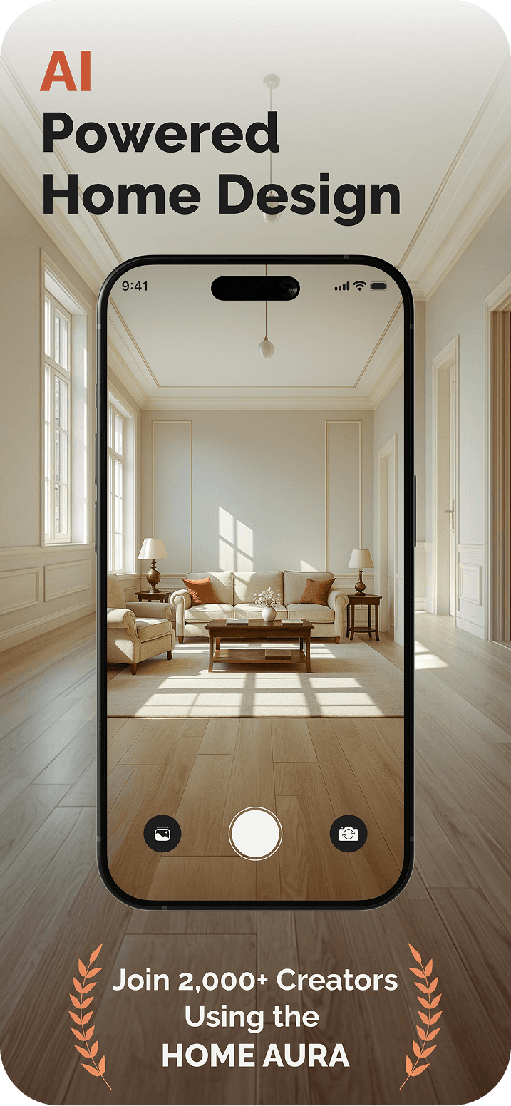 Discover HomeAura AI interior design platform for modern home styling