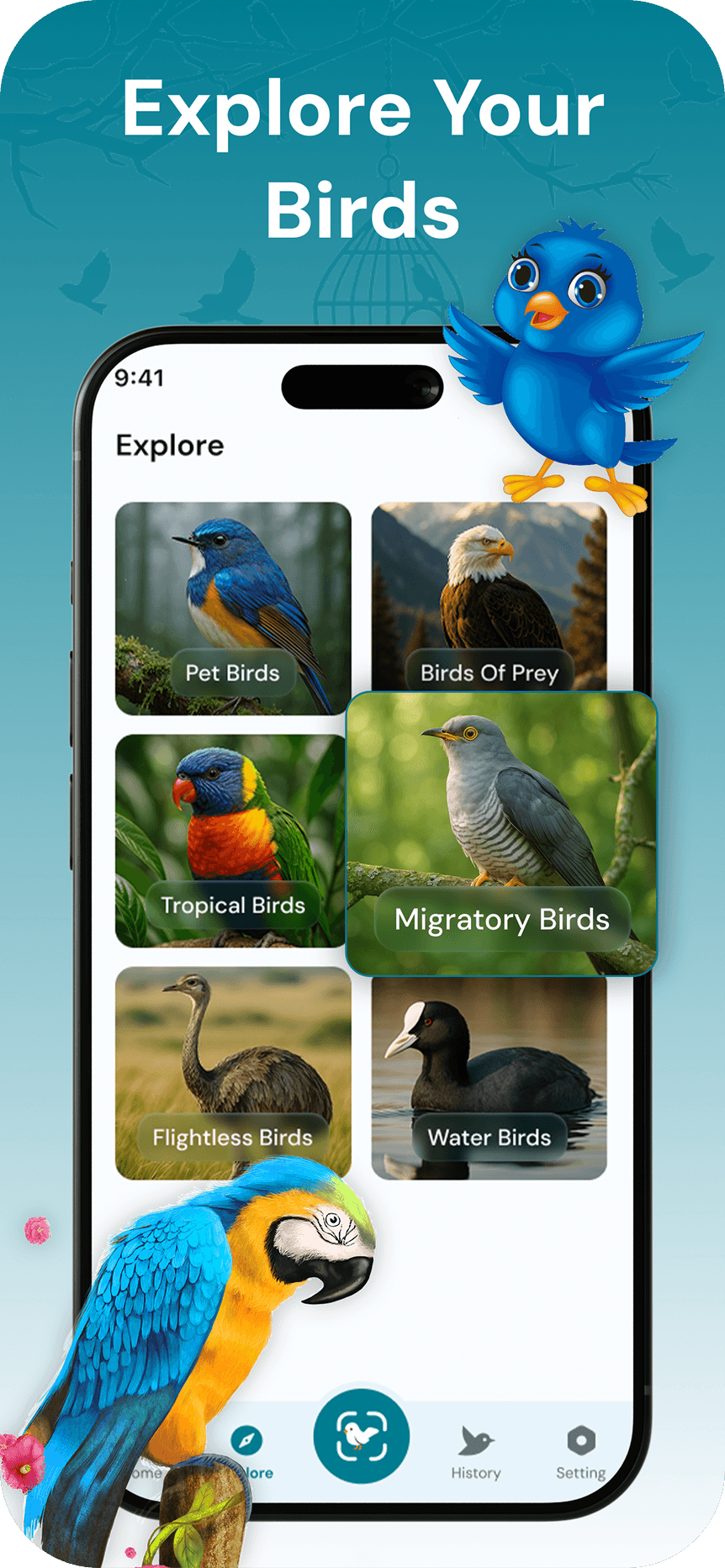 Discover advanced bird recognition platform for bird watchers