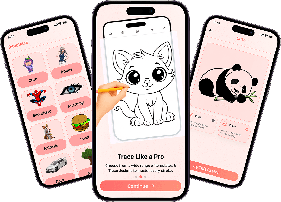 Trace, Sketch, and Create in AR Drawing