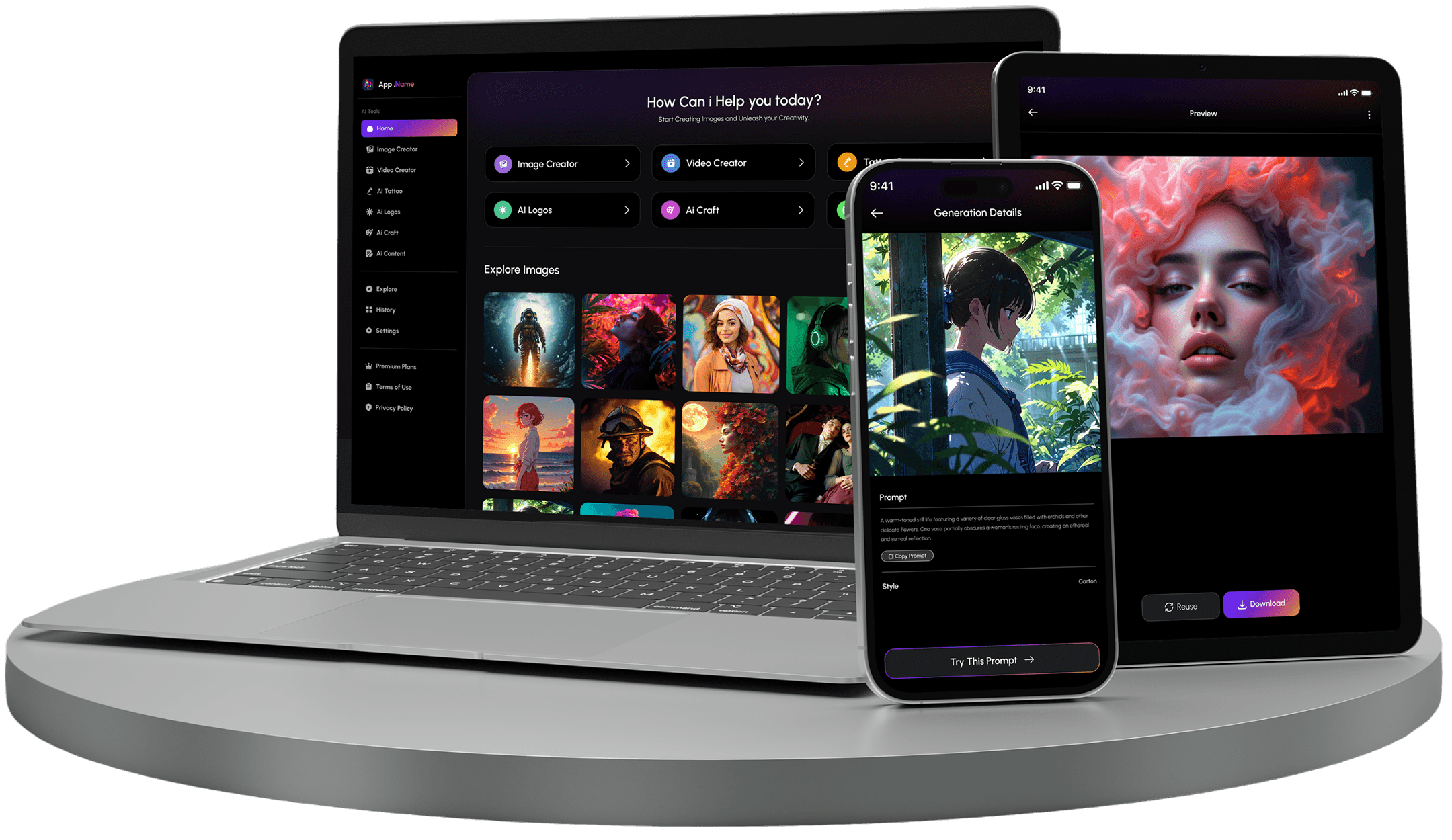 All-in-One AI Creative Studio